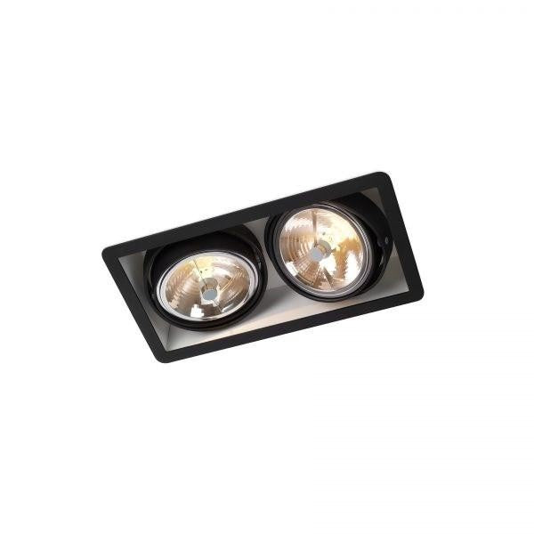 Trizo21 -R111 in G53 zwart ring Plafondlamp