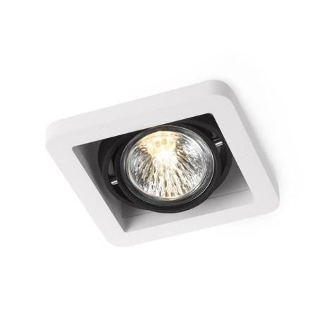 Trizo21 - R51 in GU10 zwart ring Plafondlamp