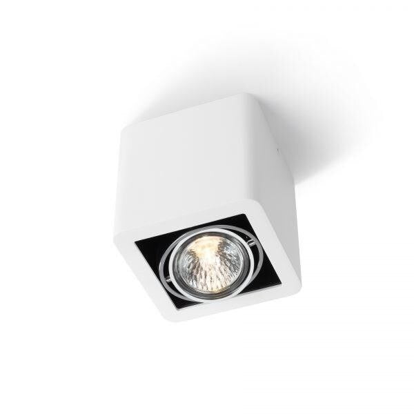 Trizo21 - R51 up GU10 chroom ring Plafondlamp