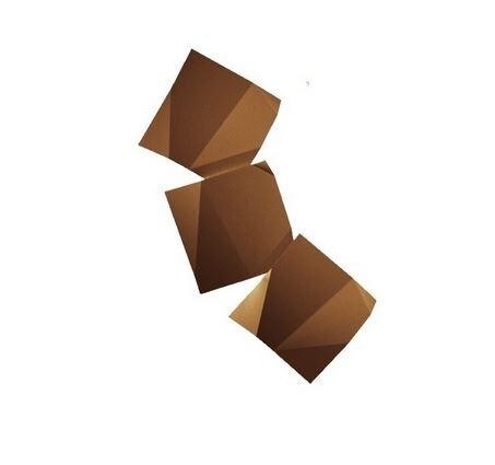 Vibia - Origami 4506 triple cubes wandlamp