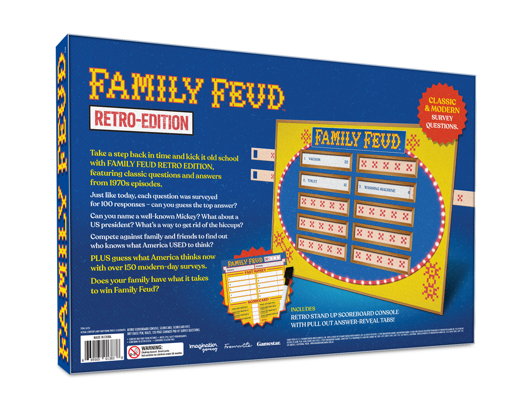  Family FEUD Kids Edition Card Game, Kid-Friendly