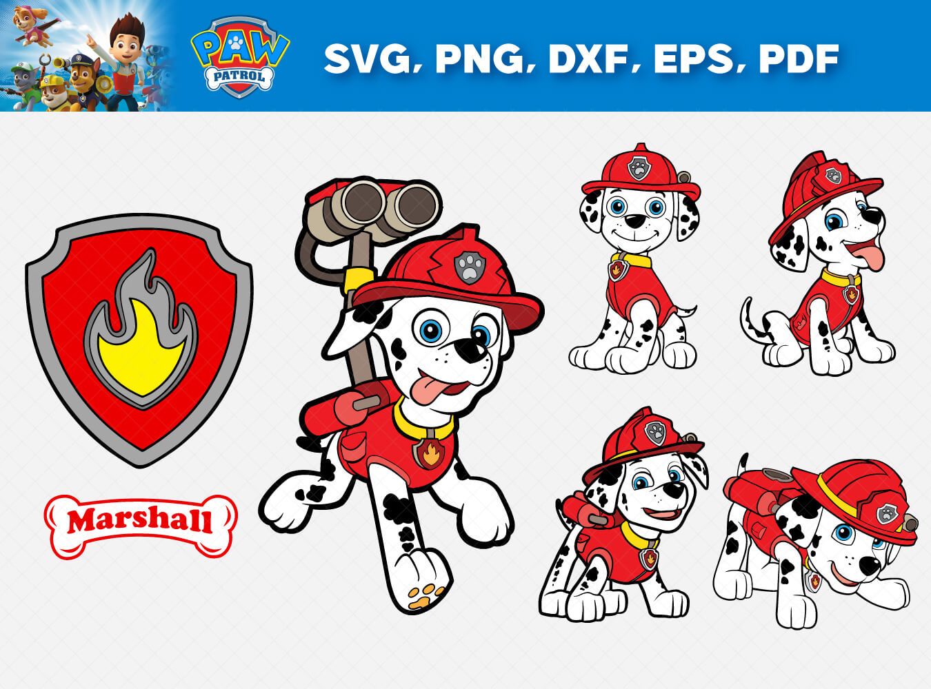 free svg cut files paw patrol