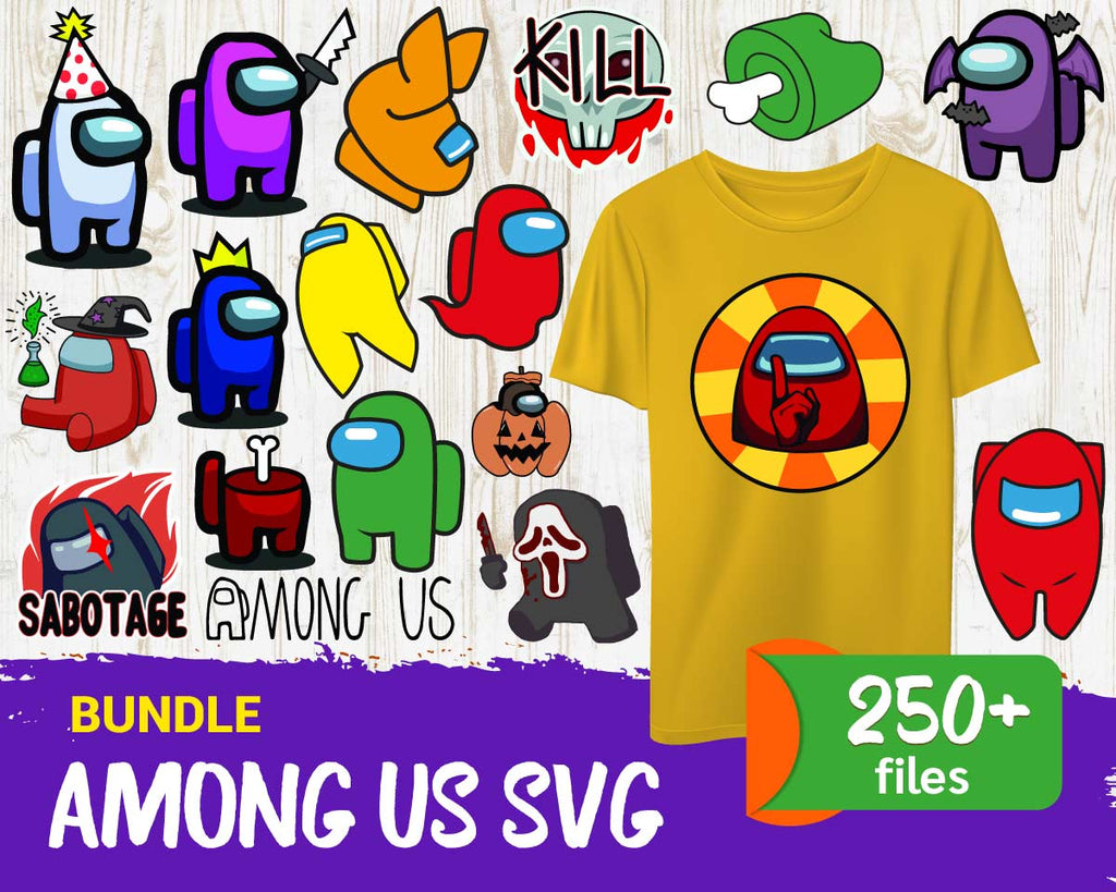 Download 250 Among Us Svg Bundle 3 0 SVG, PNG, EPS, DXF File