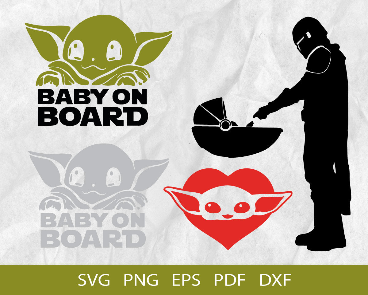 Download 600+ Baby Yoda SVG Bundle 1.0