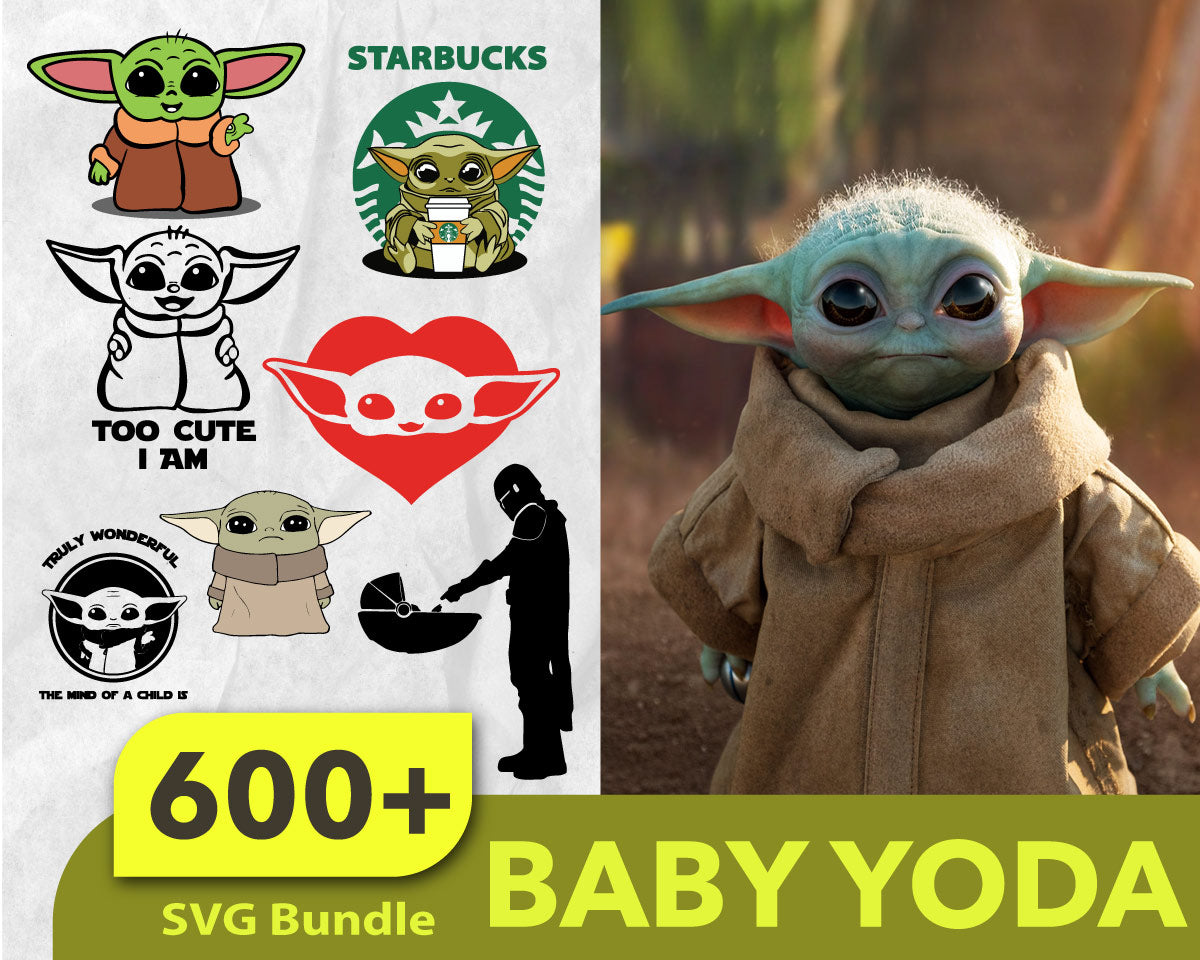 Download 600+ Baby Yoda SVG Bundle 1.0