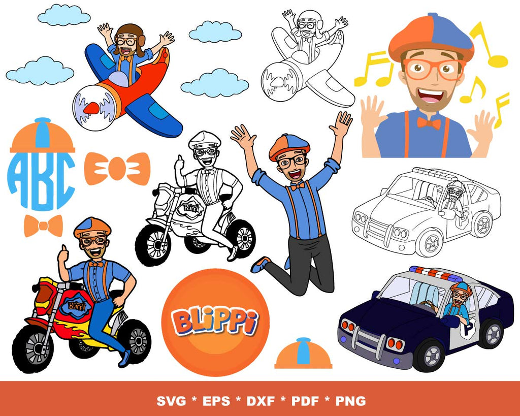 Download 100+ Blippi SVG Bundle 2.0