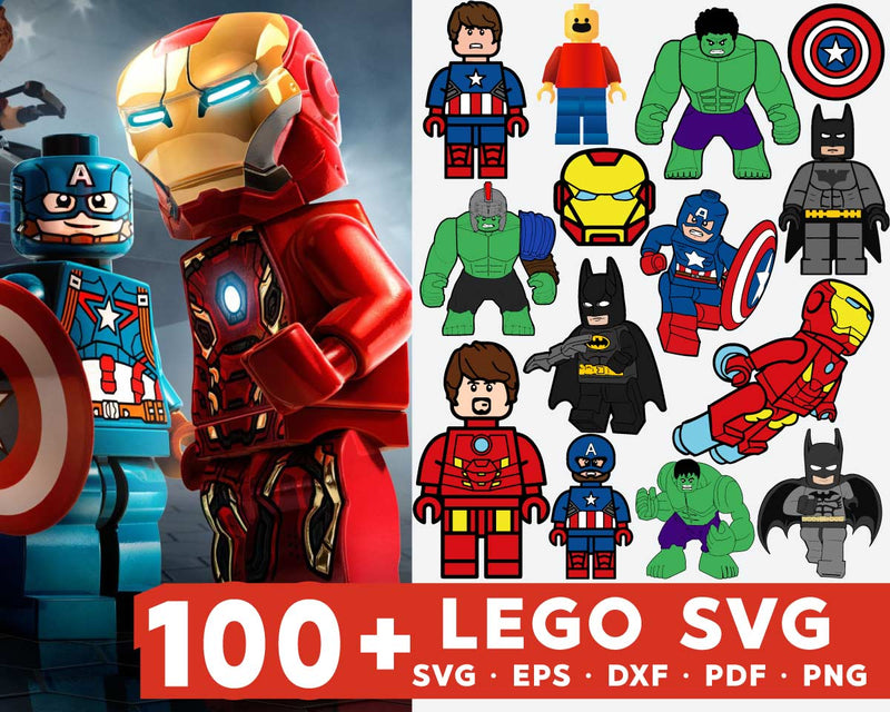 100+ Lego SVG Bundle 3.0
