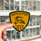 Watch for deer // sticker