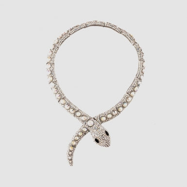 Crystal Snake Wrap Necklace, Butler & Wilson