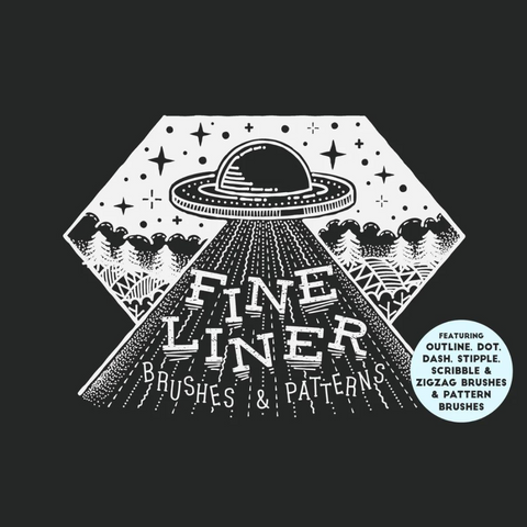 fine liner procreate brushes toolkit by artifex forge