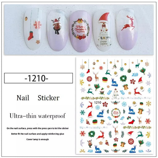 EBS Nail Art Sticker - Luxury Brands Name Printed Sticker