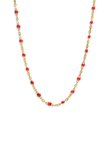 Pearled Cross Diamond Necklace, Black, Yellow Gold, 16.5 – Gigi Clozeau -  Jewelry