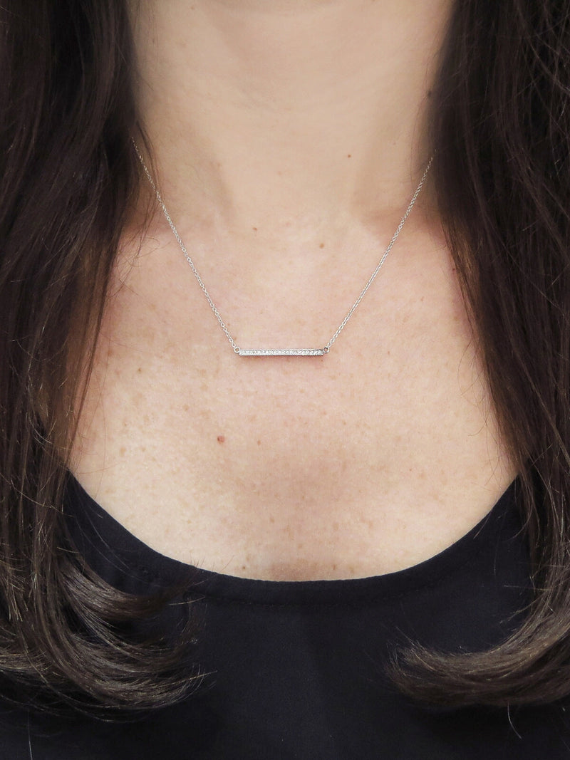 jennifer meyer diamond stick necklace