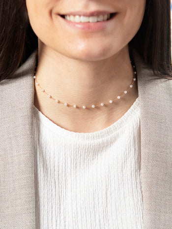 Distortion Pearl Necklace / cootie 23AW-
