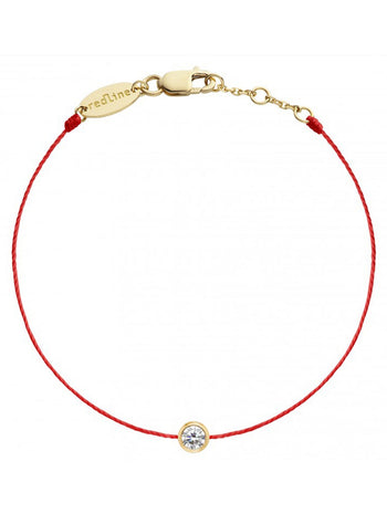 Buy 14k Gold Diamond Cut Red String Bracelet Silk Cord Red String Bracelet  Solid Gold Jewelry Waterproof Silk String Bracelet Online in India 