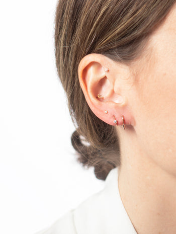 LAVISH. Wild Rose Hoop Earrings - Gold – REGALROSE