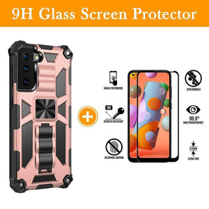 2022 ALL New Luxury Armor Shockproof With Kickstand For SAMSUNG S21
