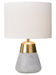 Light Gray HOME5001- JASPER TABLE LAMP GOLD / IVORY home5001-jasper-table-lamp-gold-ivory