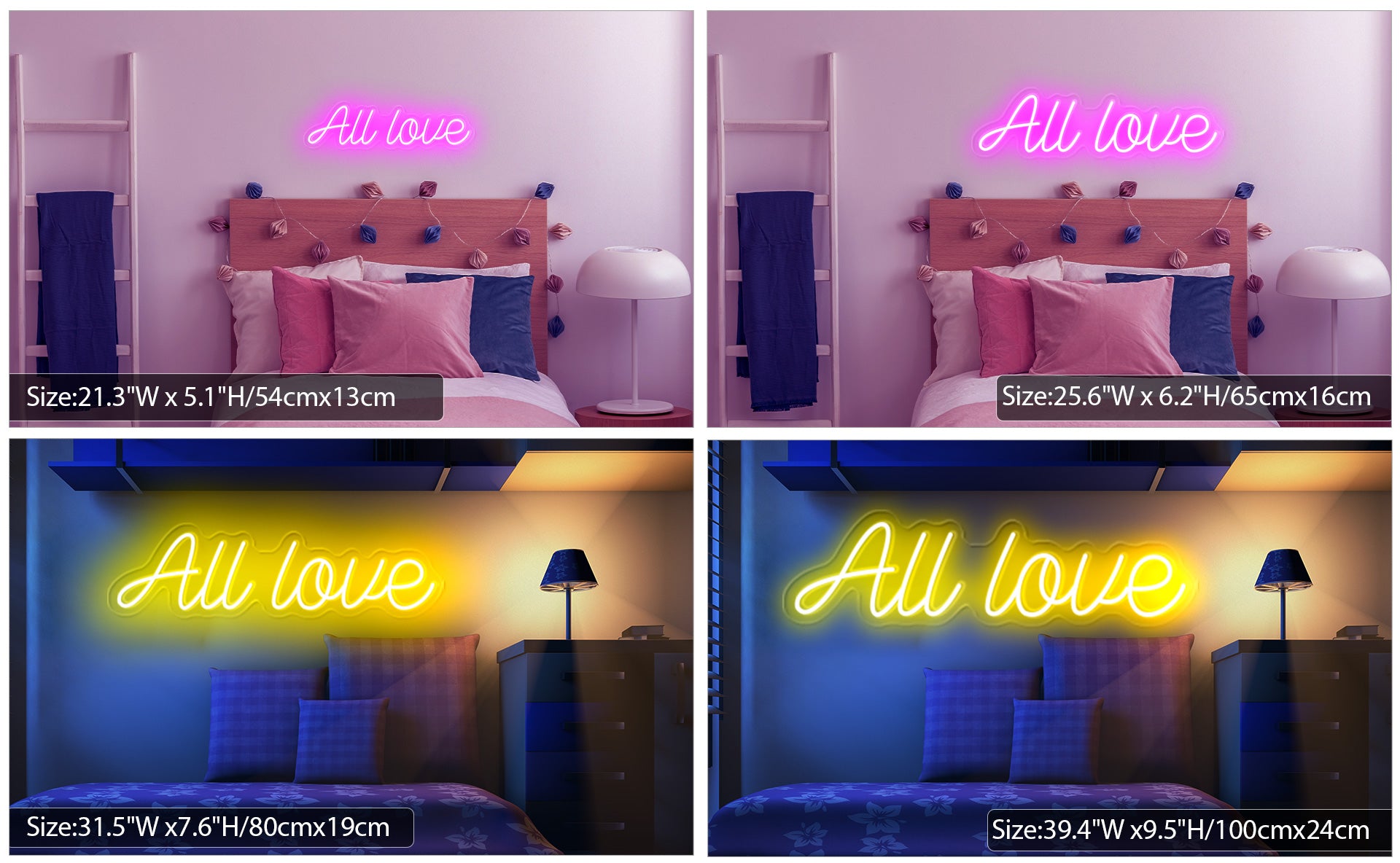 all love neon for bedroom