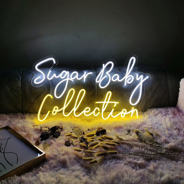 Sugar Baby Collection in White and Golden Yellow