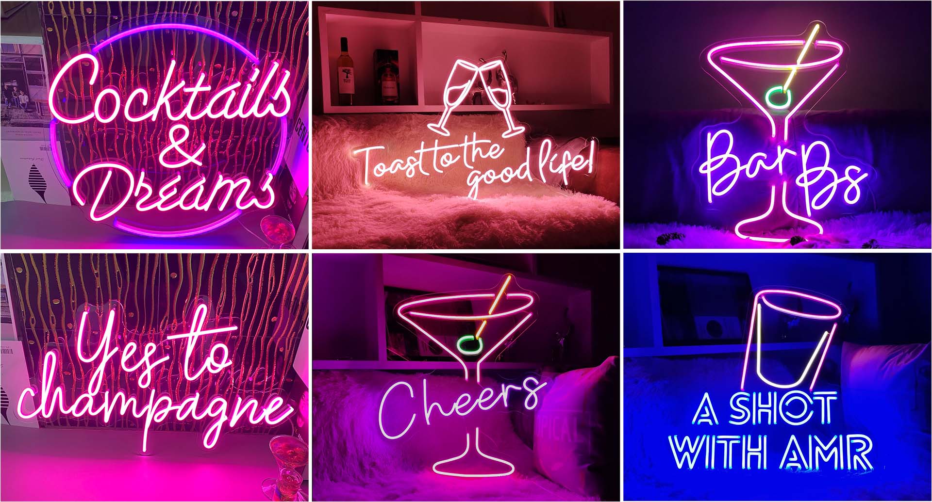 cheer neon sign