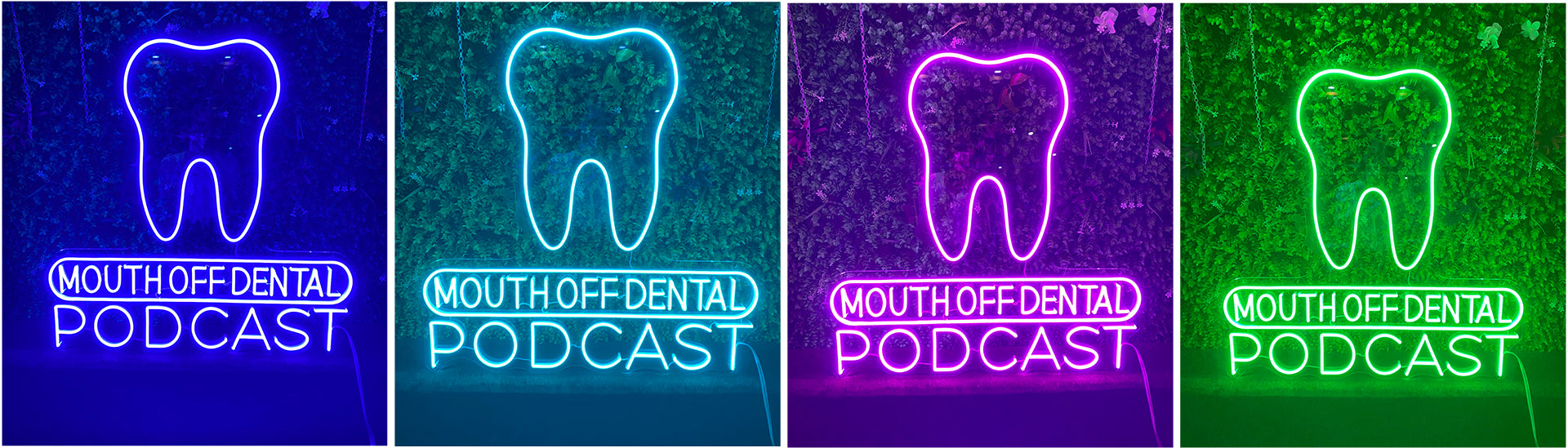 Dental Clinic tooth neon sign