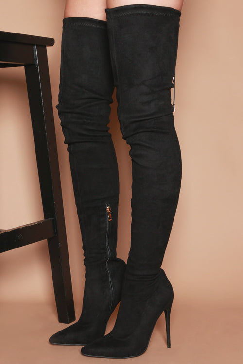 thigh high vegan boots