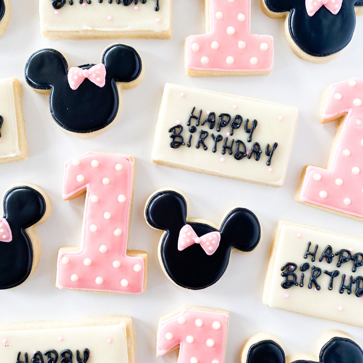 contar hasta enlace Impresionismo Mickey or Minnie Sugar Cookies – Dolce Bakery