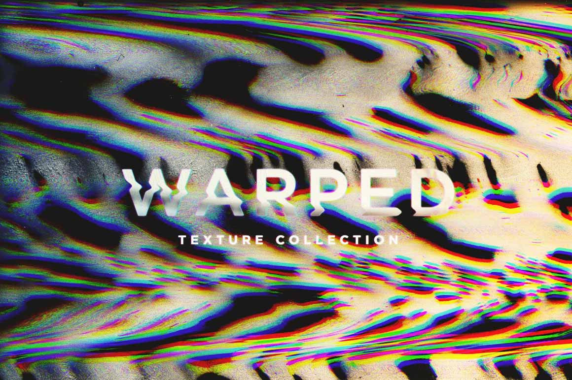 Warped Distortion Glitch Textures – RuleByArt