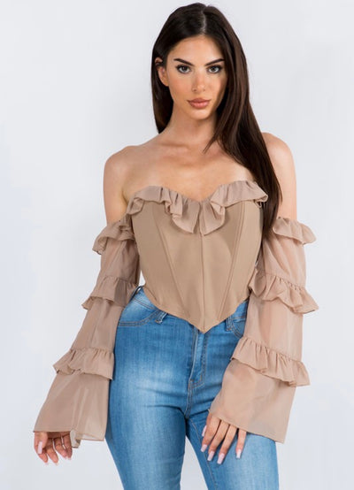 Marie Corset Top - Pink – Molly's World US