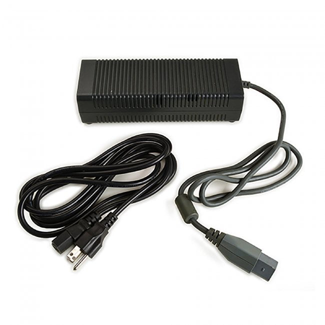 Microsoft Xbox 360 Official AC Adapter (175w) 2 prong w/ Cable