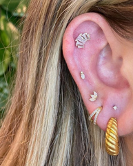 stacked lobe and ear project by junipurr jewelry 