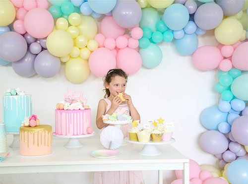 Sorbet Pastel Balloon Themed Party - Pretty My Party