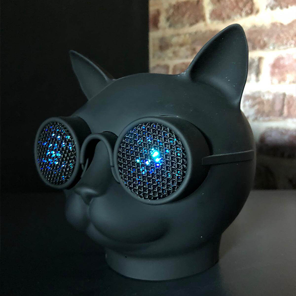 cat skull speaker