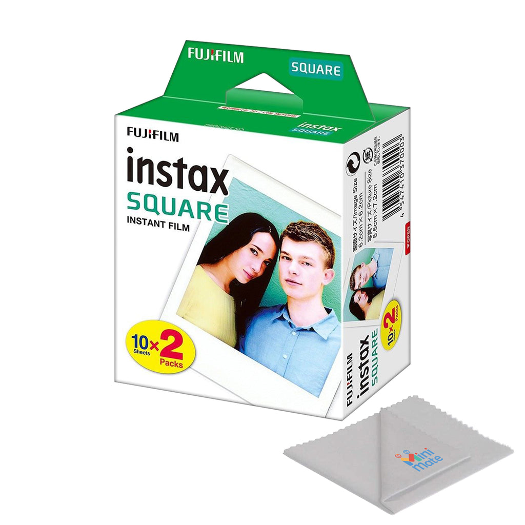 Afgeschaft Accumulatie whisky Fujifilm Instax Square Instant Film Twin Pack of 20 Photo Print Sheets –  MiniMate