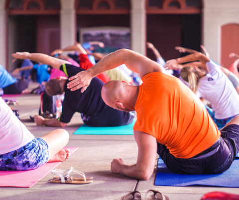 office yoga wellness workshops Fitneff Canada