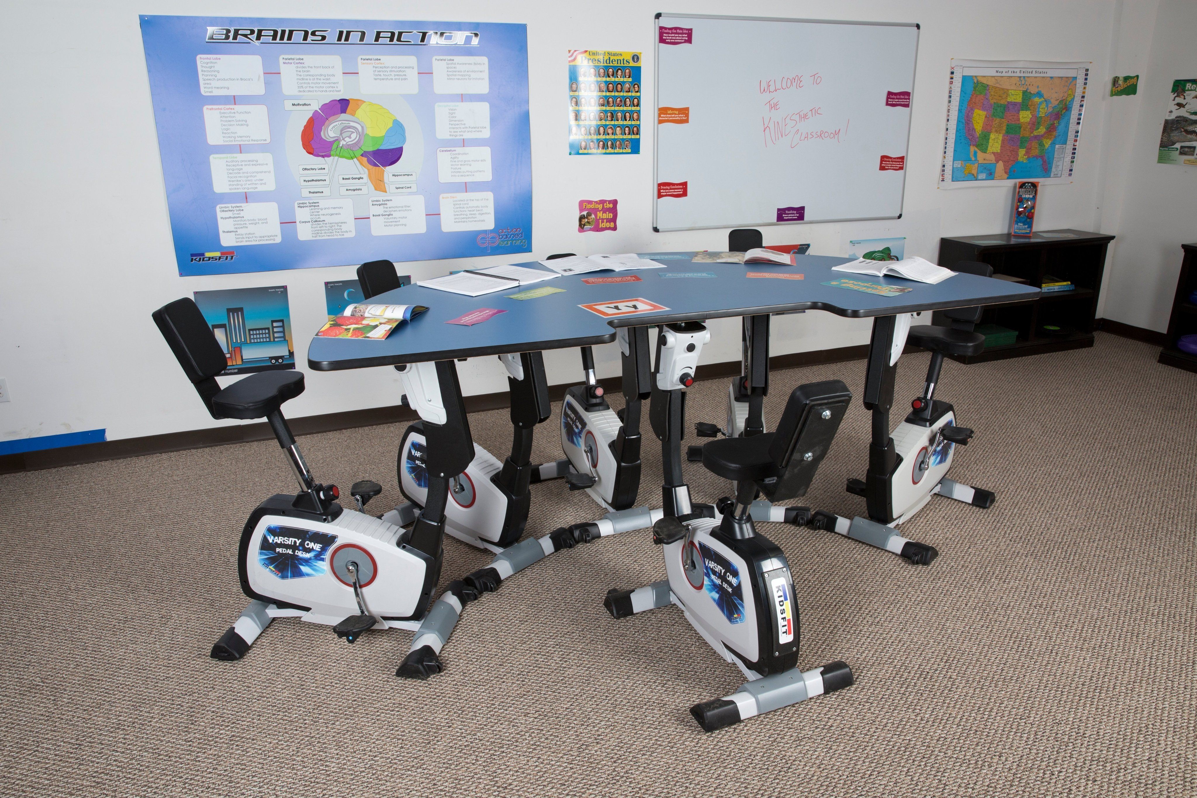 Kidsfit Pedal Desks From Fitneff Canada