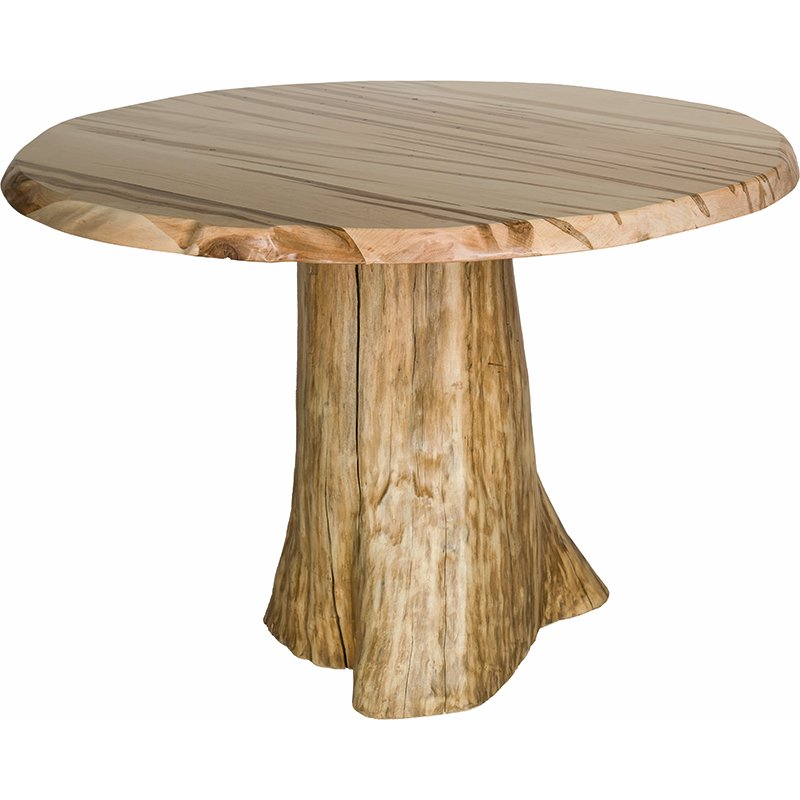 round stump table