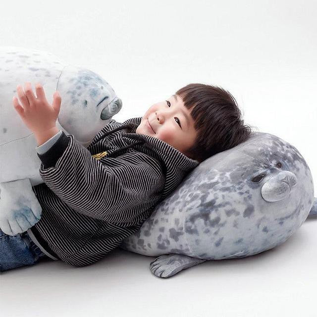 squishy seal pillow