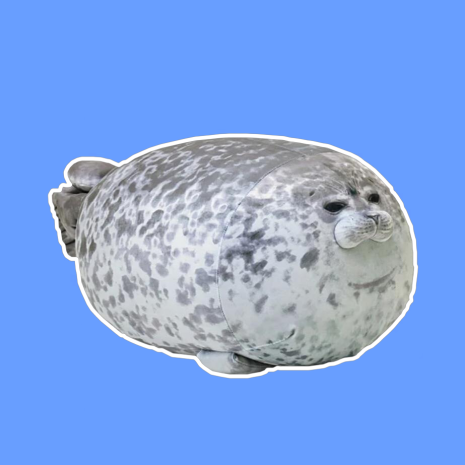 squishy seal pillow