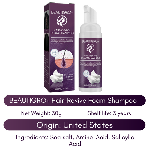 BEAUTIGRO+ Hair-Revive Foam Shampoo