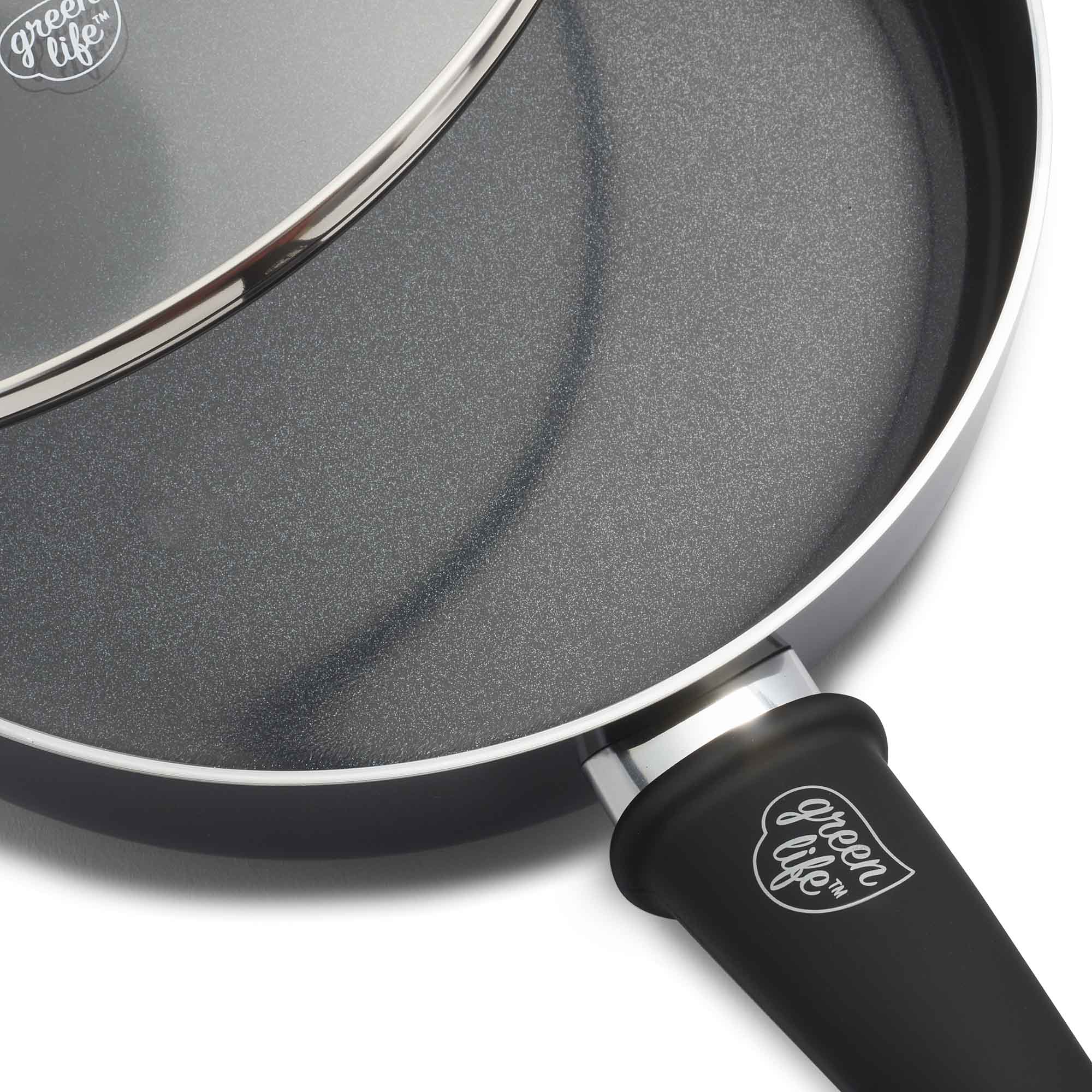 GreenLife Diamond Ceramic Non-Stick Cookware Set - Black