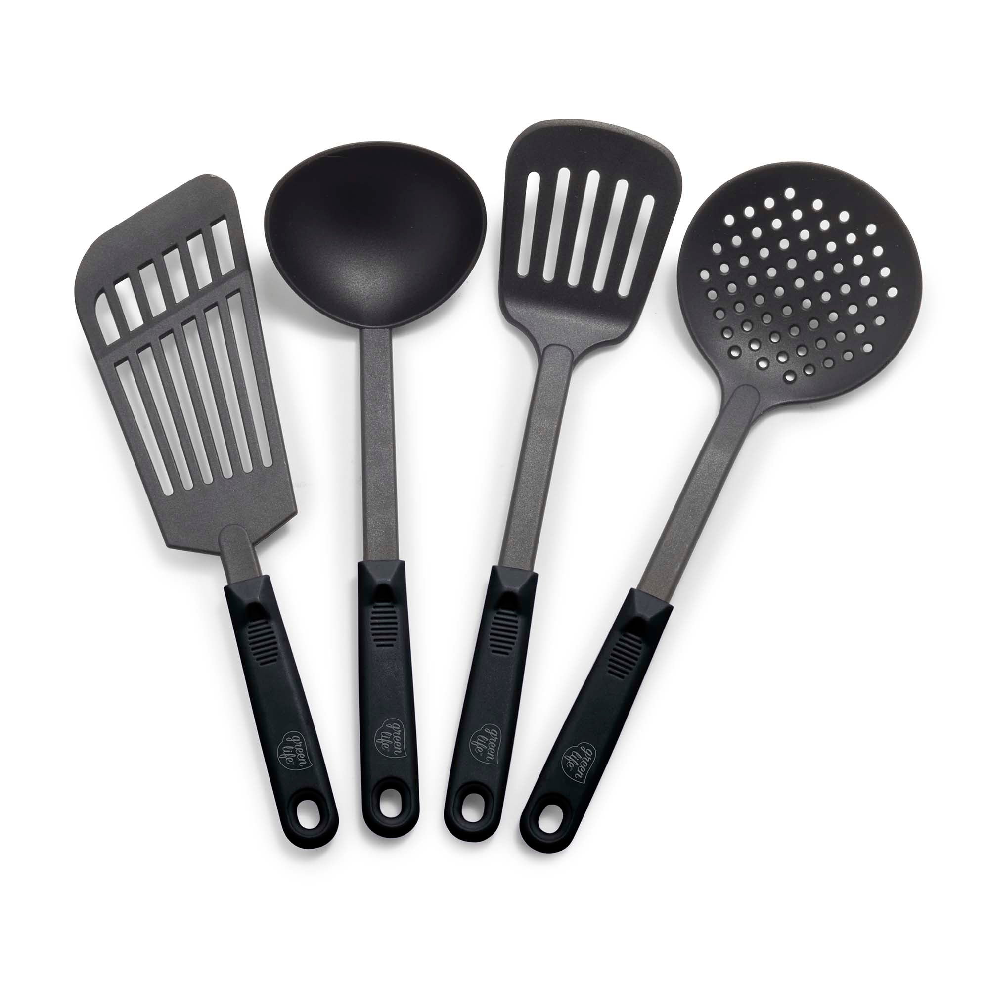 GreenLife Soft Grip Healthy Ceramic Nonstick 16 Piece Kitchen