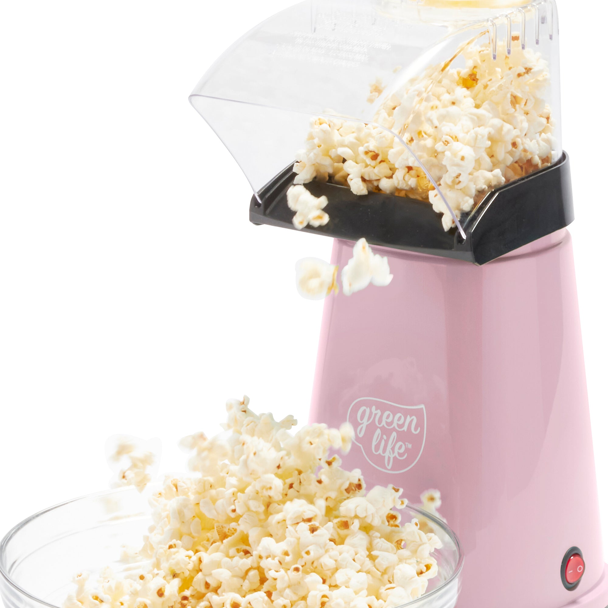 Popcorn Machine Hot Air Electric Popper Kernel Corn Maker 16-cups Bpa Free  No Oil (White) 5 Core POP W 