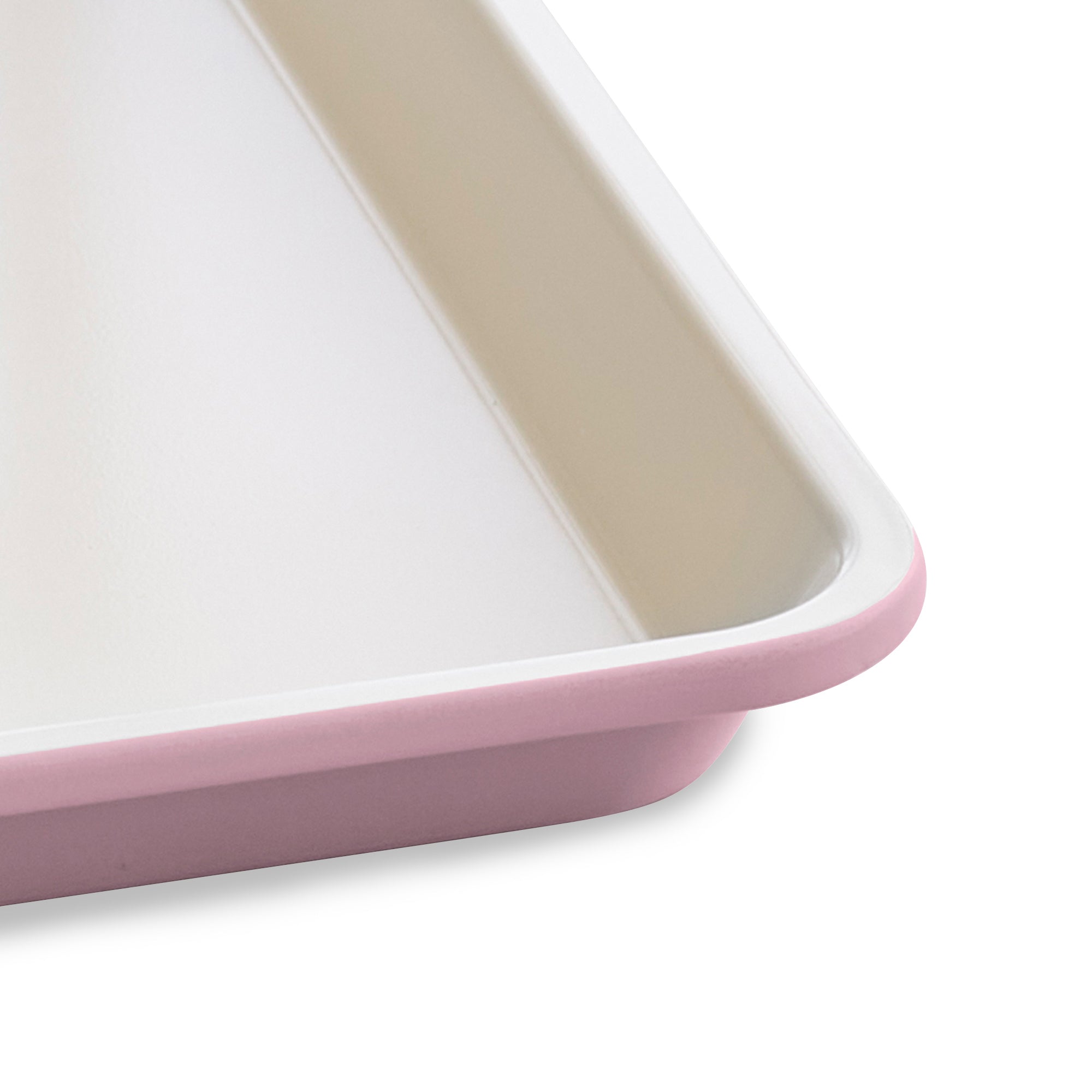 Rectangle Baking Pan Cookie Baking Tray Pink