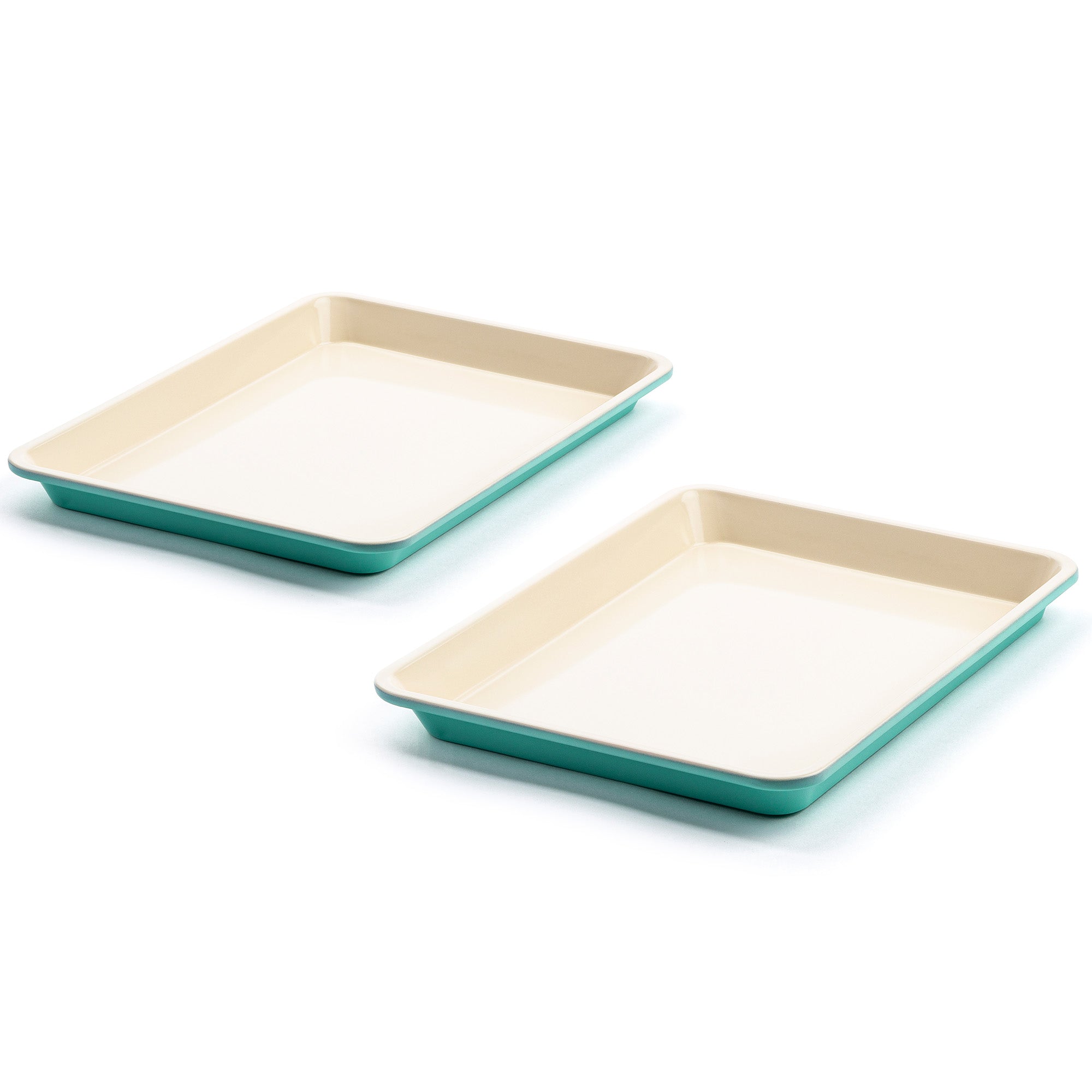 4 Pcs Food Serving Trays For Party Plastic Trays With Handles 13 X