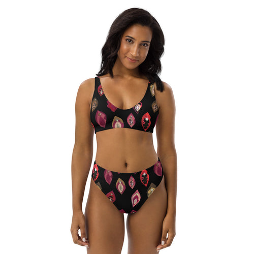 Vulva Collage String Bikini Swimsuit – PTSFeminist