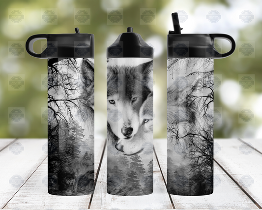Moose Northern Lights 20oz Flip Top Water Bottle – Wild Outdoor Creations