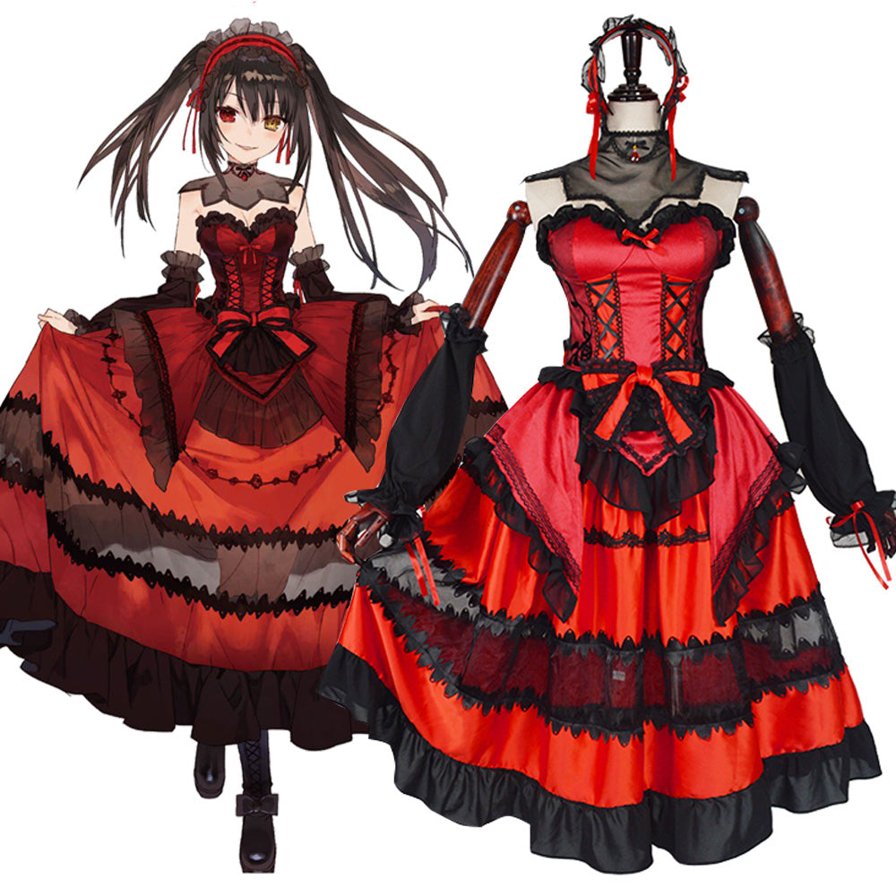 Date A Bullet Tokisaki Kurumi Nightmare Cosplay Costume – Gcosplay