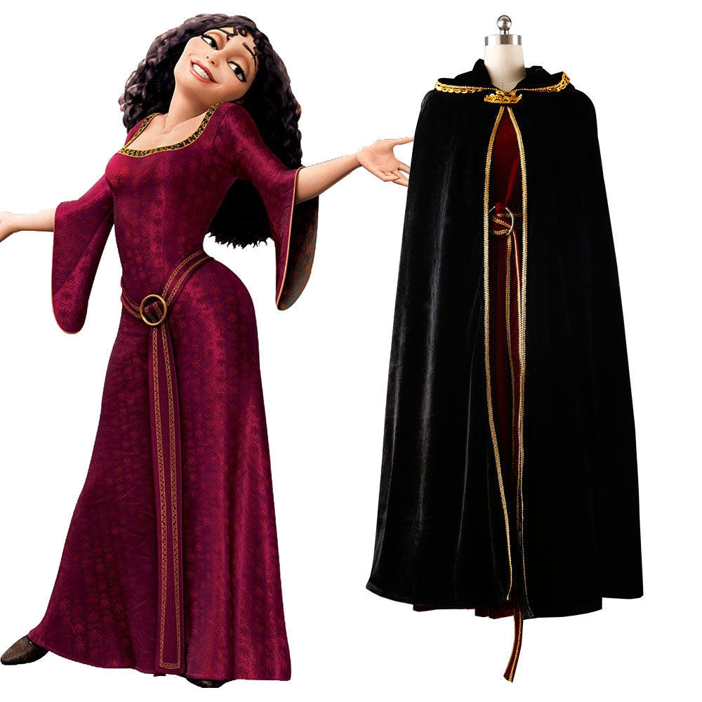 Disney Tangled Tangled Mother Gothel Cosplay Costume – Gcosplay
